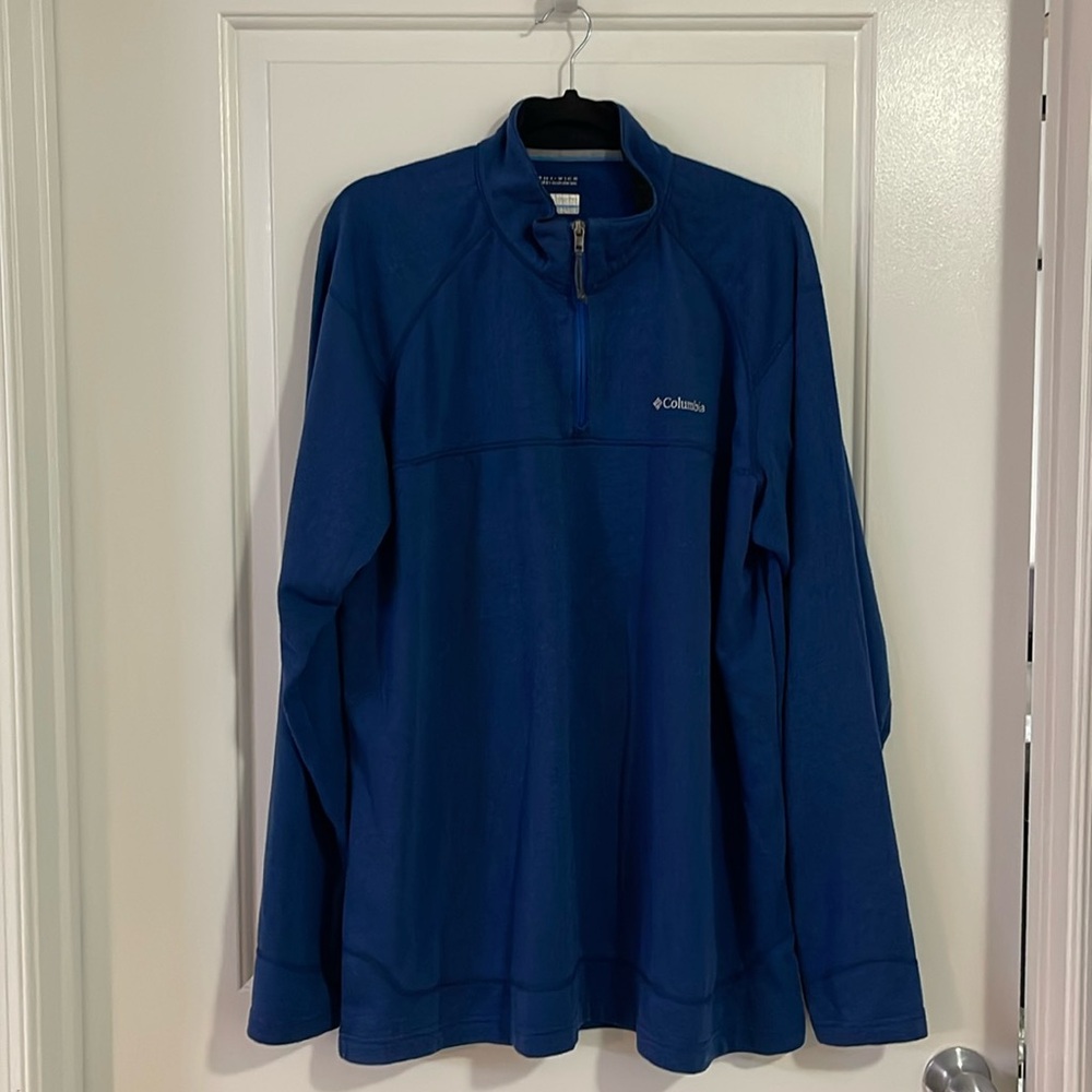 Columbia Men's Peak Bound Half Zip LS Shirt - Size XXL